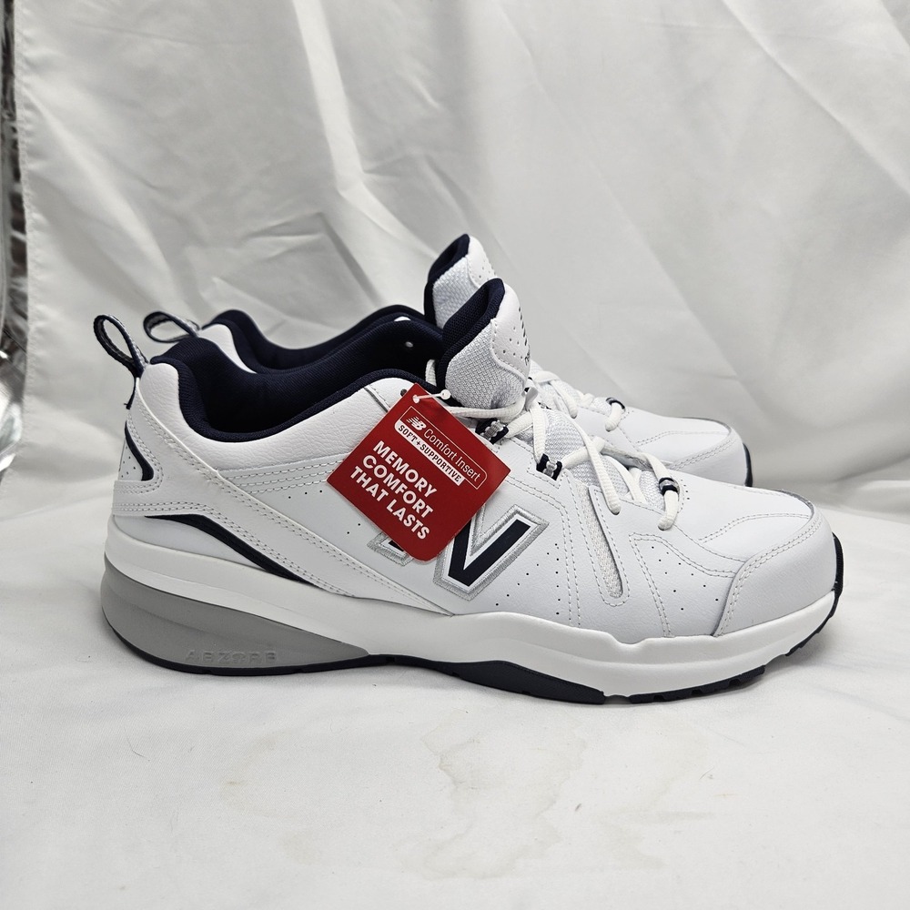 New BALANCE 608 Sneaker TRAINING‎ SZ 13 D Mens Casual WHITE NAVY MX608V5